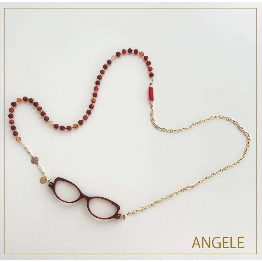 ルーペネックレス おしゃれ 拡大鏡 日本製 鯖江製 淡水パール付き シニアグラス レディース 真珠 ペンダント ギフト プレゼント ANGELE  A10003 |  | 09