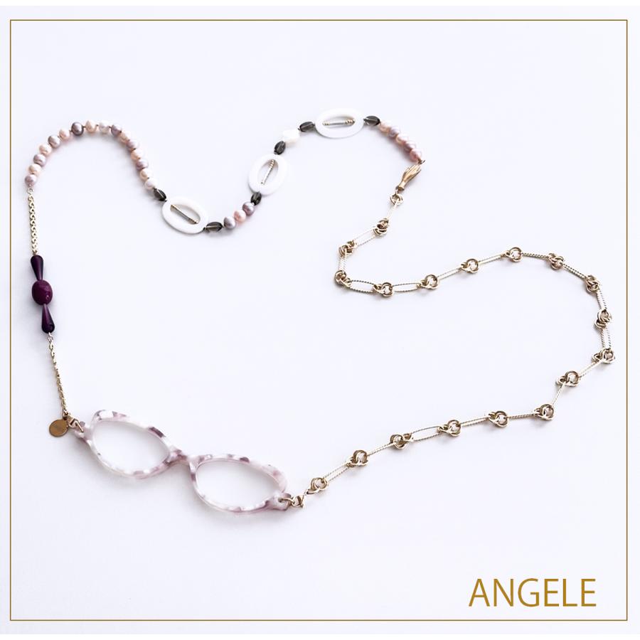 ルーペネックレス おしゃれ 拡大鏡 日本製 鯖江製 淡水パール付き シニアグラス レディース 真珠 ペンダント ギフト プレゼント ANGELE  A10004 |  | 11