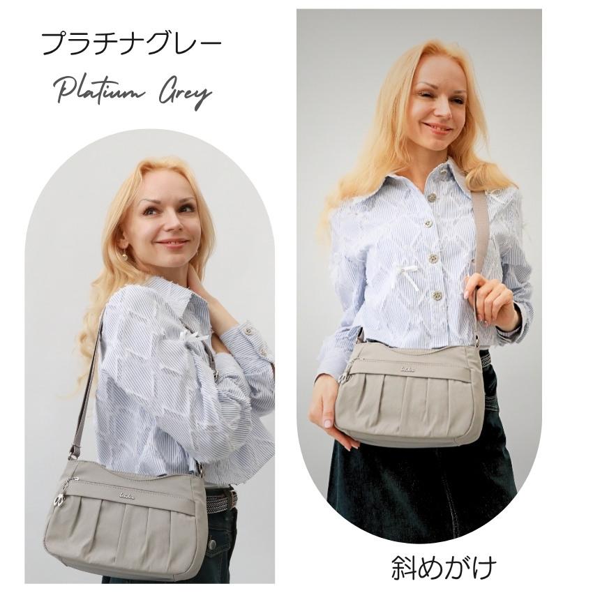 ショルダーバッグ レディース 軽量 斜めがけ 撥水 防犯 スキミング防止 あおりポケット ポケットたくさん ナイロン 大人 ビサイユBCSA-2406_22