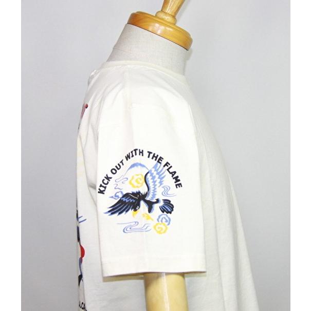 エフ商会・TEDMAN'S ・テッドマン  スカジャン柄(CRAFT WHITH PRIDE)半袖Tシャツ TDSS-484【ホワイト】(2058）新品｜arches｜04