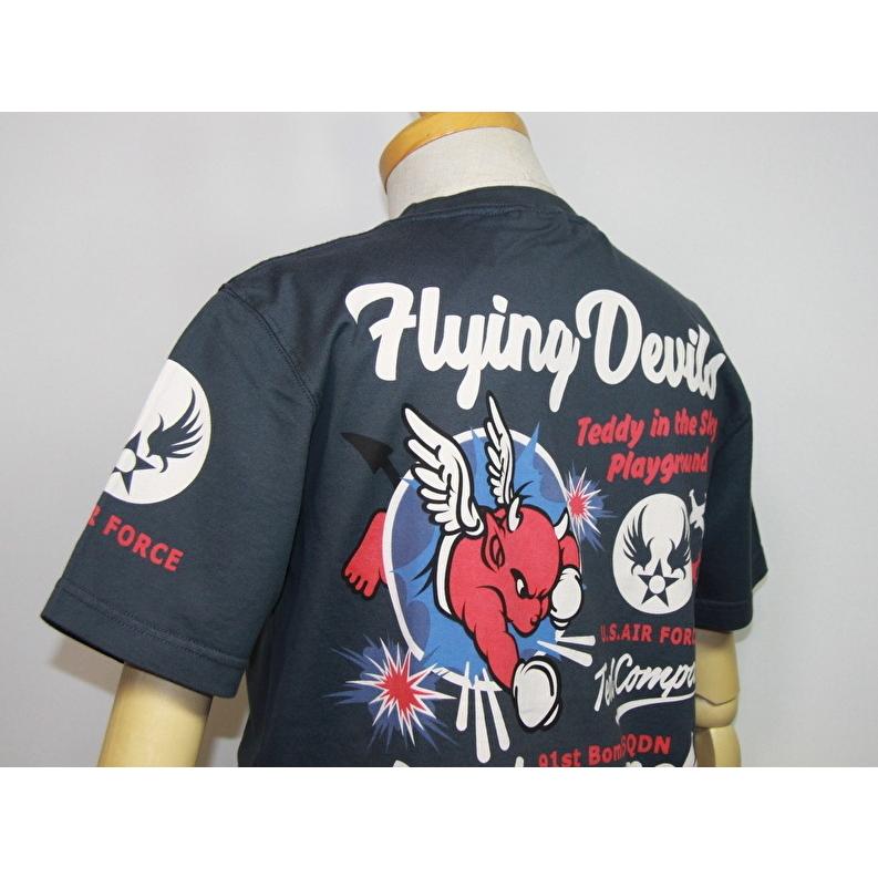 エフ商会・TEDMAN'S ・テッドマン ラッキーパンチ(FLYNG DEVIL)半袖Tシャツ TDSS-490【ネイビー】(2051）新品｜arches｜04