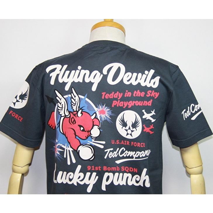 エフ商会・TEDMAN'S ・テッドマン ラッキーパンチ(FLYNG DEVIL)半袖Tシャツ TDSS-490【ネイビー】(2051）新品｜arches｜05