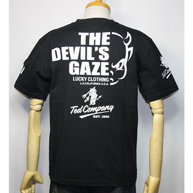 エフ商会・TEDMAN'S ・テッドマン  THE DEVIL‘S GAZE 半袖Tシャツ TDSS-543【ブラック】(2657）新品｜arches