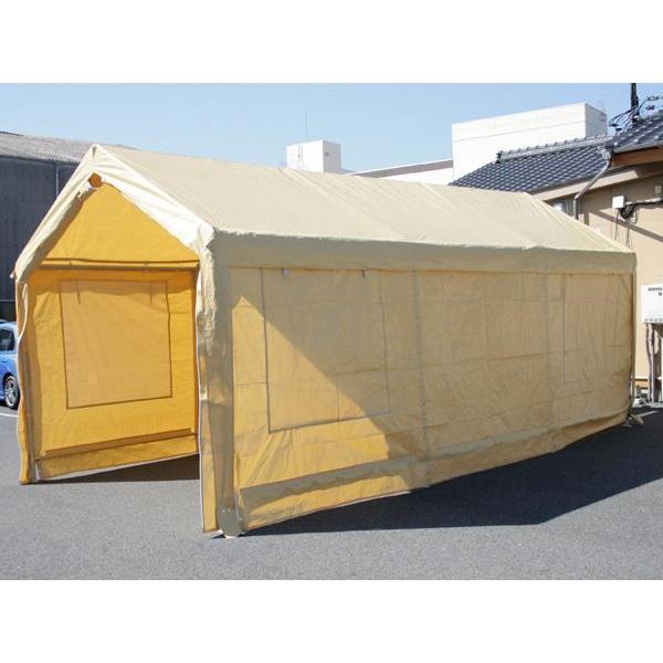法人・店舗限定】ドア付き ガレージテント 3×6m [C1020106 法人・店舗限定】ドア付き ガレージテント 3×6m [C1020106