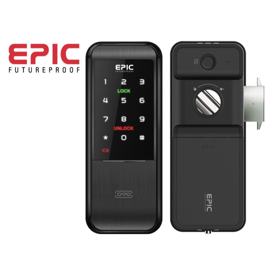 電子錠 引き戸 暗証番号 ICカード 非常キー [EPJP-S520H] EPIC 玄関