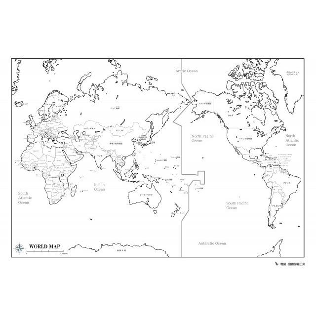 中学受験　地理シート　A4ラミネート　30枚　白地図のおともに 白地図 世界地図 8点セット B2 学習ポスター 知育 小学生 中学受験