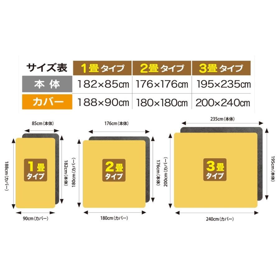 ゼンケン 電磁波カット ホットカーペット 3畳タイプ 本体のみ ZCB-30P zenken ゼンケン 電気ホットカーペット 単体 《3畳タイプ》 ZCB-30P