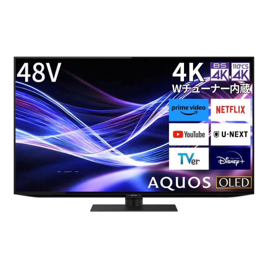 AQUOS 有機ELテレビ シャープ 4T-C48GQ3 : ア-チホ-ルセ-ル - 通販
