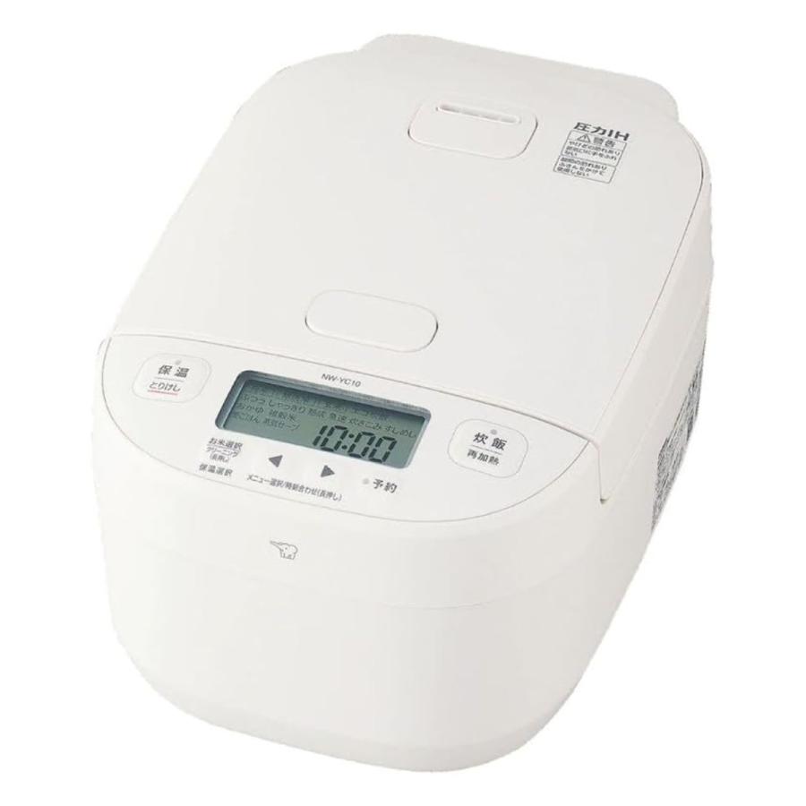 【新品未開封】ZOJIRUSHI NW-YC10-WA炊飯器1.0L（5.5合） 象印（ZOJIRUSHI） 炊飯器 NW-YC10-WA [ホワイト] : ア-チホ-ルセ-ル