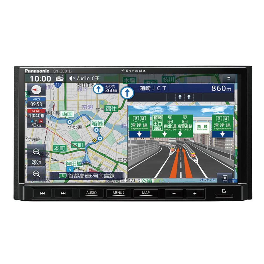カーナビ Panasonic CN-CE01WD strada Strada カーナビ パナソニック CN-CE01D : ア-チホ-ルセ-ル - 通販