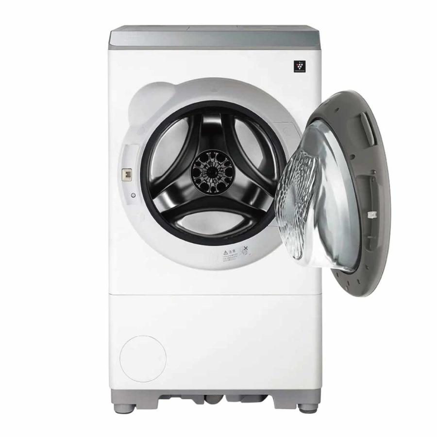 シャープ ドラム式洗濯乾燥機 ES-12X1-WR