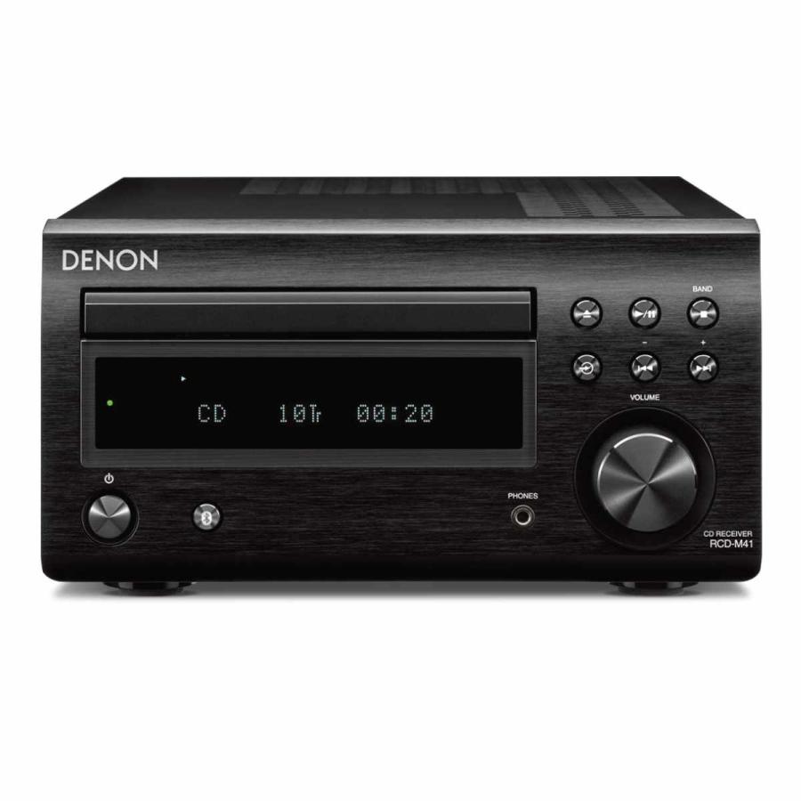 DENON CDレシーバーRCD-M41SP 整備動作品 2022年製 DENON（デノン） CDレシーバー DENON RCD-M41-K [ブラック] : ア-チホ