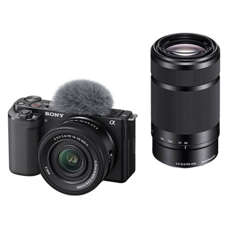 VLOGCAM □デジタル一眼レフカメラ ソニー ZV-E10X ダブルズームレンズ