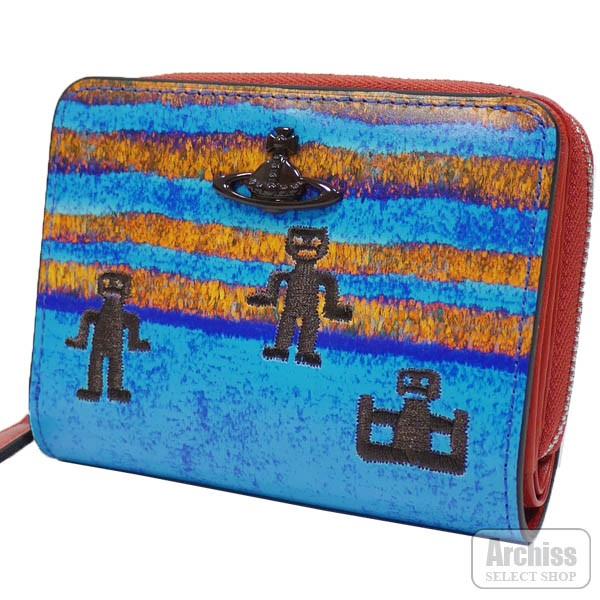 魅力的な ヴィヴィアンウエストウッド 2折財布 二つ折り 財布 ブルー オレンジ ボーダー フェザーマン 刺繍 ラウンドジップ 訳あり レディース 3318ak32 Bl S 28 3318ak32 Bl Archiss 通販 Yahoo ショッピング 代引不可 Skylanceronline Com