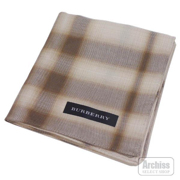 バーバリー Burberry ハンカチ 茶 ブラウン ベージュ 系 ぼかし チェック柄 大判 日本製 メンズ 紳士 ギフト プレゼント 父の日 S S Archiss 通販 Yahoo ショッピング