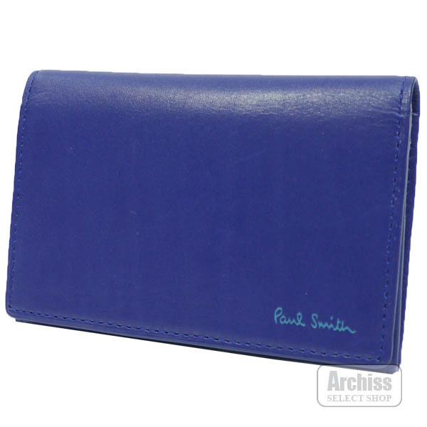 気質アップ ポールスミス Paul Smith カードケース 名刺入れ ブルー ライトブルー ロゴ 内側 アクセント カラフル クラシック メンズ 紳士 訳あり Psc101 30 S602 100 の保証 Www Cepici Gouv Ci