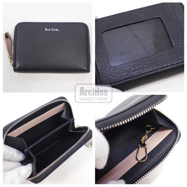 ポールスミス Paul Smith コインケース 小銭入れ 財布 黒 ピンク ベージュ 引き手 ハートプル2 ラウンド ジップ ファスナー レディース 訳あり Pwu911 10 S S Archiss 通販 Yahoo ショッピング