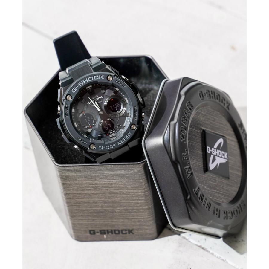 腕時計 メンズ ジーショック Gshock Gsteel ソーラー 電波 アナログ