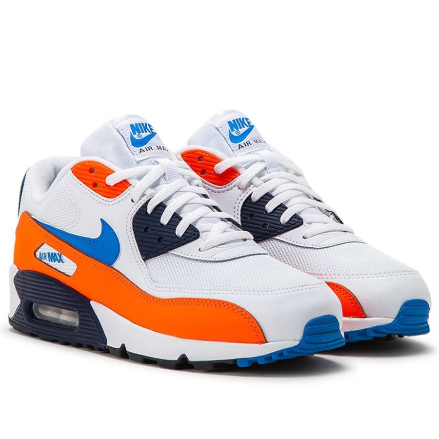 ナイキ エア マックス 90 エッセンシャル Air Max 90 Essential ホワイト トータルオレンジ ミッドナイトネイビー Aj1285 104 日本国内正規品 Aj1285 104a01 アーキトレード 通販 Yahoo ショッピング