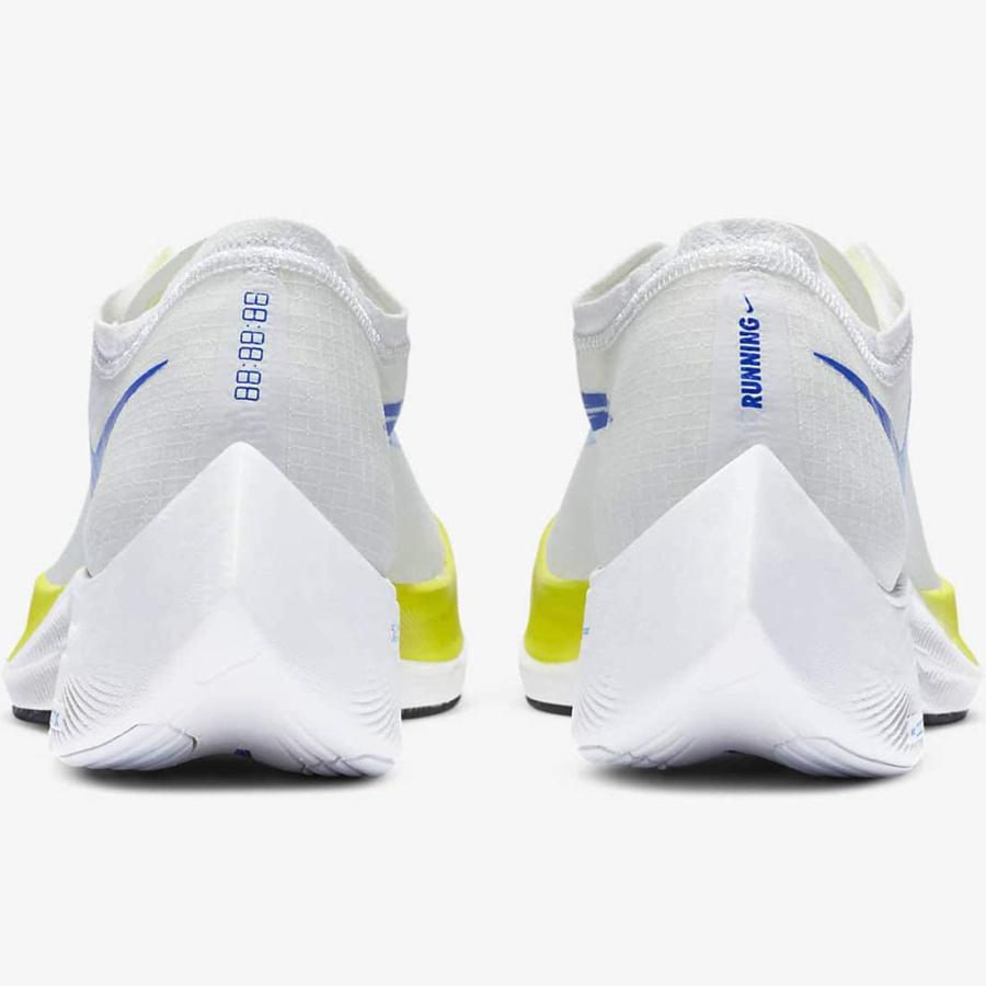 [ナイキ] ズームX ヴェイパーフライ ネクスト％ [ZOOM X VAPORFLY NEXT%] ホワイト/サイバー/ブラック/レーサーブルー  AO4568-103 日本国内正規品の画像
