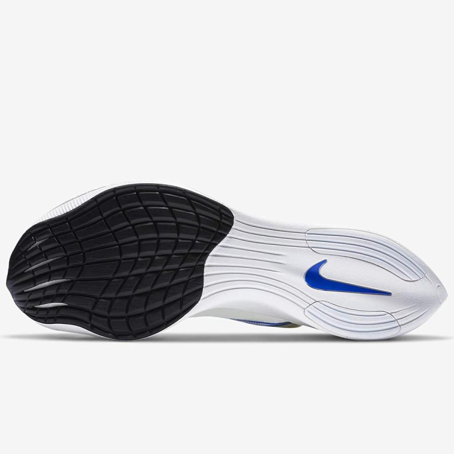 [ナイキ] ズームX ヴェイパーフライ ネクスト％ [ZOOM X VAPORFLY NEXT%] ホワイト/サイバー/ブラック/レーサーブルー  AO4568-103 日本国内正規品の画像