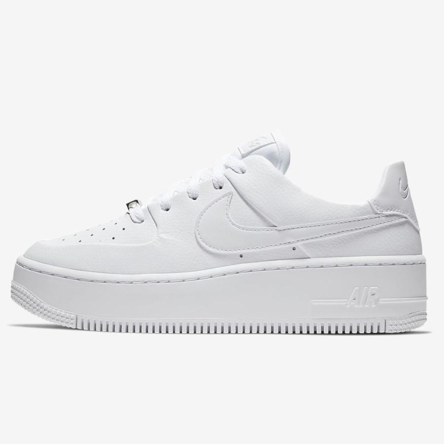 [ナイキ] エア フォース 1 セージ LOW [W AF1 SAGE LOW] ホワイト/ホワイト/ホワイト AR5339-100 日本国内正規品の画像