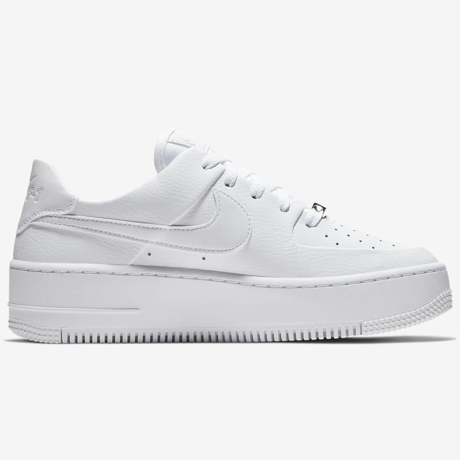 [ナイキ] エア フォース 1 セージ LOW [W AF1 SAGE LOW] ホワイト/ホワイト/ホワイト AR5339-100 日本国内正規品の画像