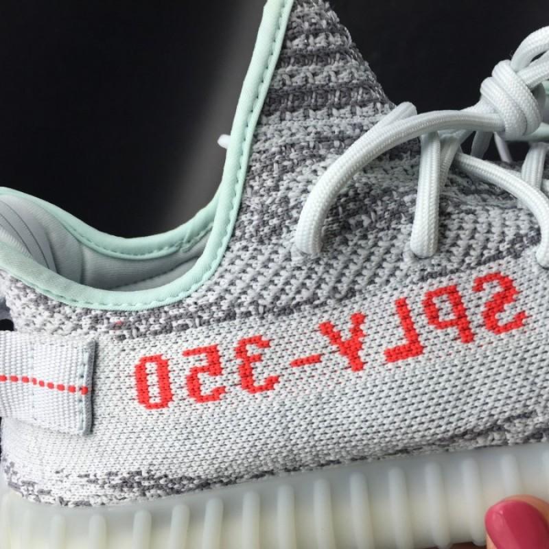 [アディダス] イージーブースト 350 V2  [YEEZY BOOST 350 V2] ライトブルー/グレー/レッド B37571 日本国内正規品 adidas（アディダス） イージーブースト 350 V2 [YEEZY BOOST 350 V2
