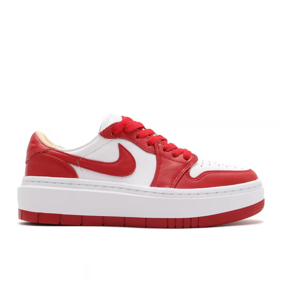 ナイキ NIKE エア ジョーダン 1 エレベート LOW [W AIR JORDAN 1 ELEVATE LOW] ホワイト/ホワイト/ファイヤーレッド DH7004-116 ナイキジャパン正規品 NIKE（ナイキ） エア ジョーダン 1 エレベート LOW [W AIR JORDAN 1