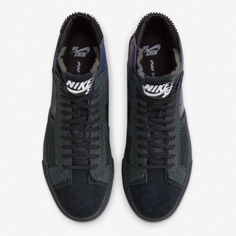 [ナイキ] SB ズーム ブレーザー ミッド PRM [SB ZOOM BLAZER MID PRM] ネイビー/グレー/アンスラサイト/ブラック FD5113-400 ナイキジャパン正規品 NIKE（ナイキ） SB ズーム ブレーザー ミッド PRM [SB ZOOM BLAZER MID