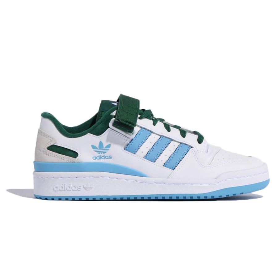 [アディダス] フォーラム ロー クレスト [FORUM LOW CREST] フットウェアホワイト/チームダークグリーン/ライトブルー FY6816 日本国内正規品 adidas（アディダス） フォーラム ロー クレスト [FORUM LOW CREST