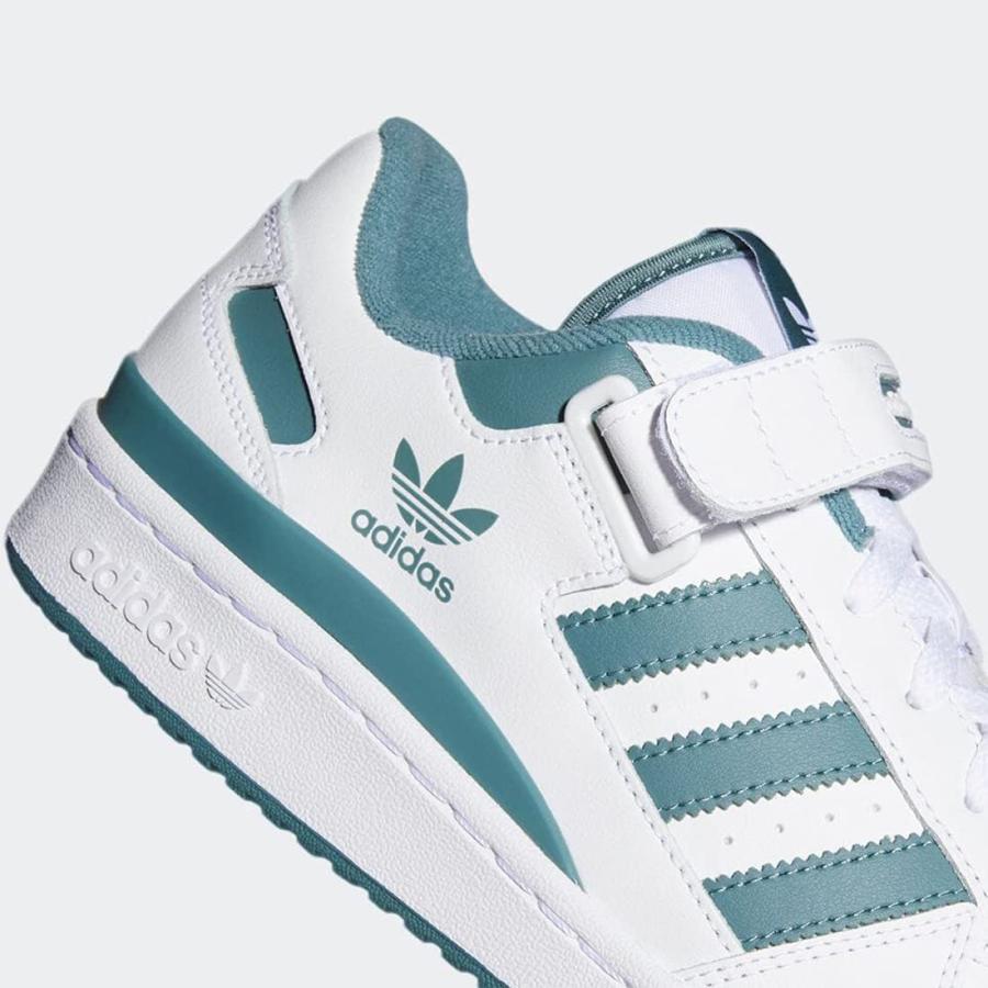 [アディダス] フォーラム ロー [FORUM LOW] フットウェアホワイト/フットウェアホワイト/ヘイジーエメラルド  FY7758 日本国内正規品 adidas（アディダス） フォーラム ロー [FORUM LOW] フットウェア