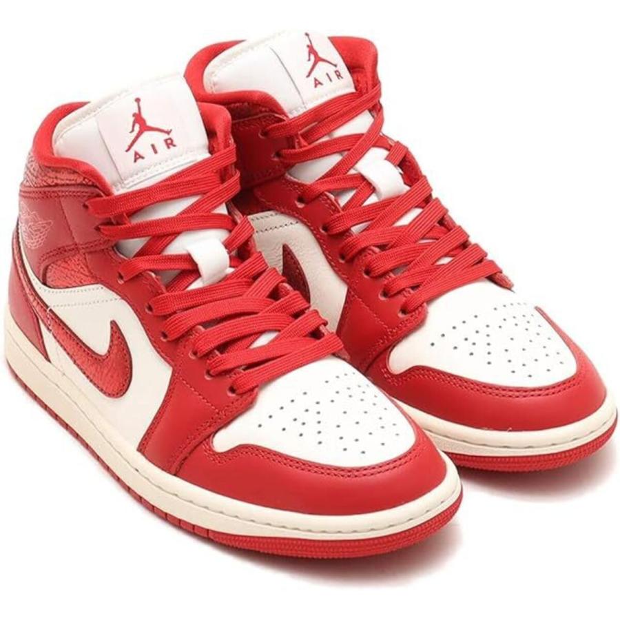 [ナイキ] エア ジョーダン 1 ミッド SE [AIR JORDAN 1 MID SE] セイル/レッド HJ9337-106 NIKE（ナイキ） エア ジョーダン 1 ミッド SE [AIR JORDAN 1 MID SE