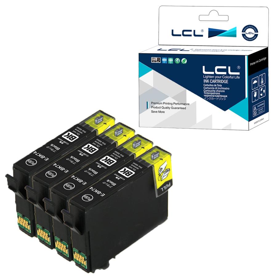 LCL EPSON用 エプソン用 ICBK74 （4パック ブラック） 互換インク