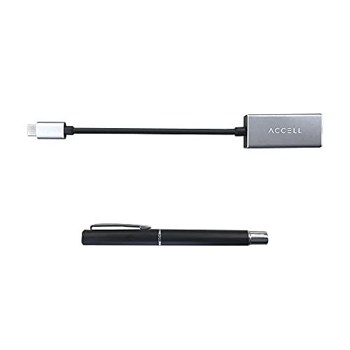 通販新品 Accell USB-C - mDPアダプター USB Type C (オス) - Mini DisplayPort (メス) 7インチ