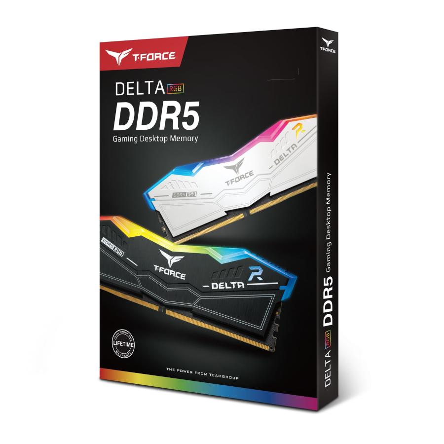 Team RGB(発光型) DDR5 6000Mhz Team RGB(発光型) DDR5 6000MHz (PC5-48000) 32GB (16GBx2枚) DELTA