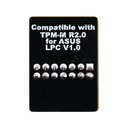 TPM2.0 モジュール LPC 14ピンSLB9665 ASUSマザーボード用 Tpm 2.0-9665暗号化セキュリティモジュール,PC tpm,2.0mm,14ピン