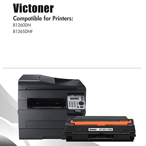 低価格で大人気の VICTONER B1260dn B1265dfw 互換トナーカートリッジ Dell 331-7328 B1260 B1265 Dell 1260 B