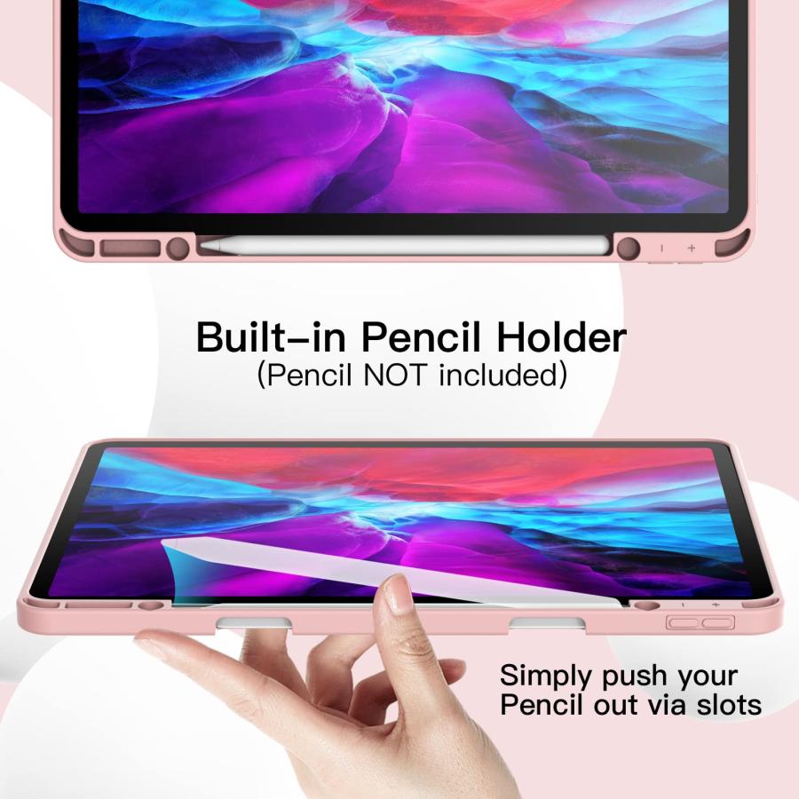 JEDirect iPad Pro 12.9 インチ ケース (2020/2018モデル 第4世代/第3世代) 専用 保護ケース Pencilホルダー｜arclight-store｜05