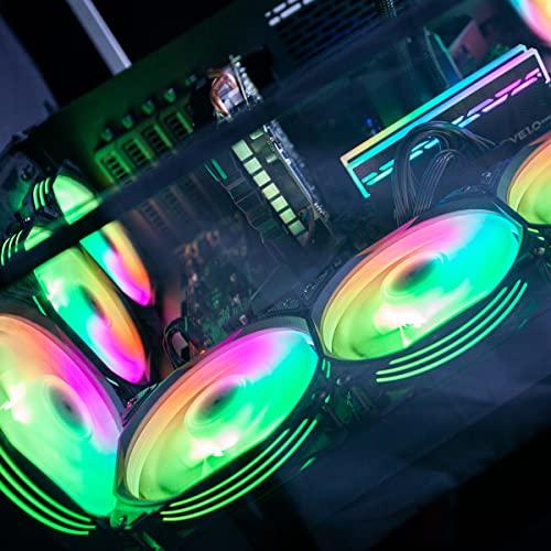 ALSEYE 簡易水冷CPUクーラー M360、3つの120mmMaxシリーズPWMファン、搭載360mmラジエーターARGB AIOリキッドCPUク ARGB 商品情報 また RGB