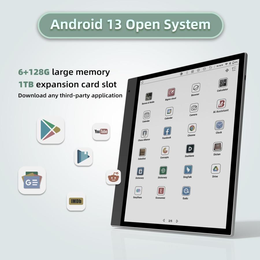 Bigme 電子ブックリーダー 10.3 インチ6G + 128G Eink タブレット : s 