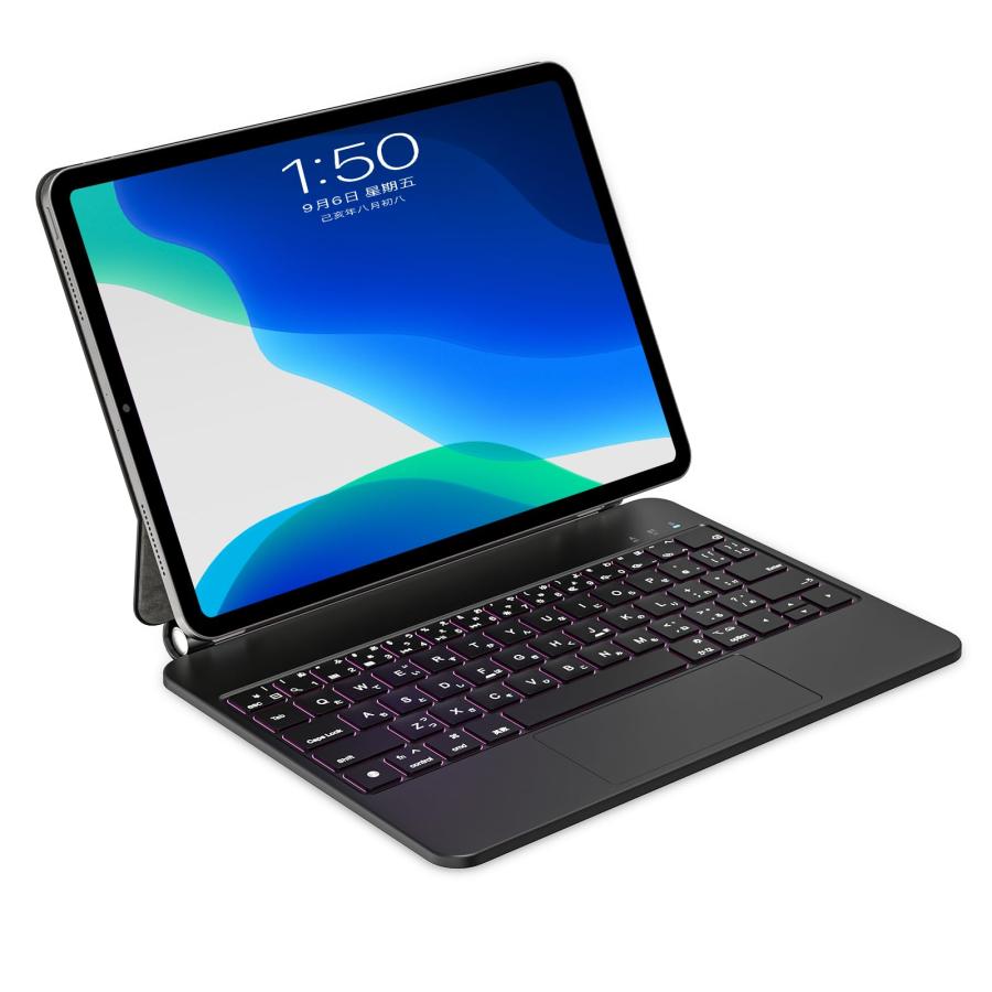 QERDAOYI マジックキーボード 2024 iPad Air 11インチ (M2) iPadPro11 