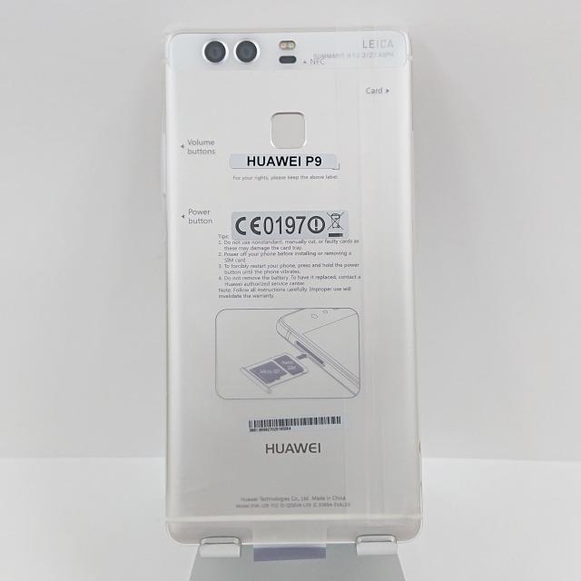 HUAWEI P9 EVA-L09 SIMフリー ミスティックシルバー 送料無料 即決