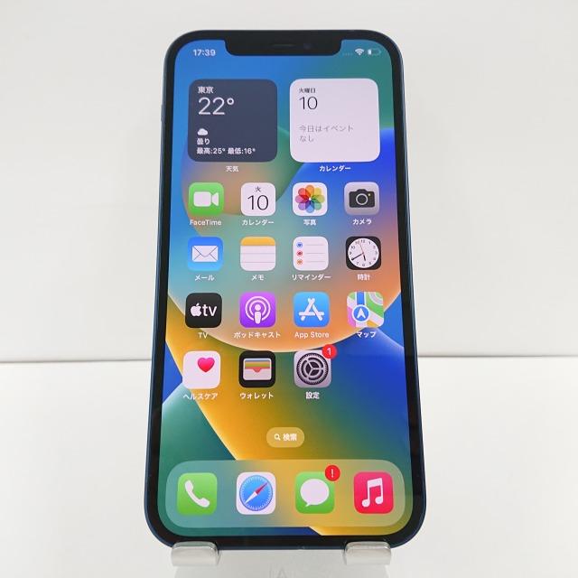 デモ機】iPhone12 64GB SoftBank ブルー 送料無料 即決 本体 c00118 