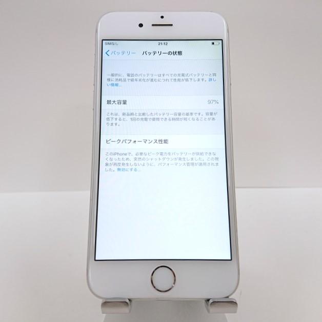 iPhone6 16GB au シルバー 送料無料 即決 本体 c00589 : アーク
