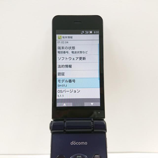 AQUOS ケータイ SH-01J docomo ブルーブラック 送料無料 即決 本体