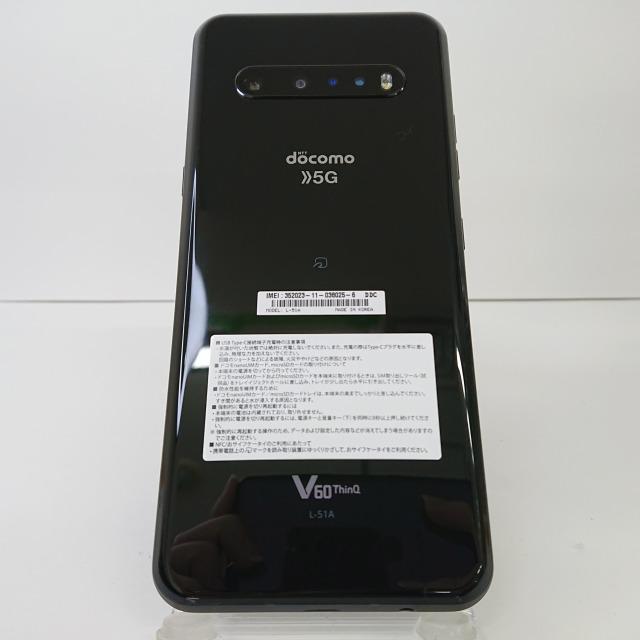 LG V60 ThinQ 5G L-51A docomo ザブラック 送料無料 即決 本体 c02229