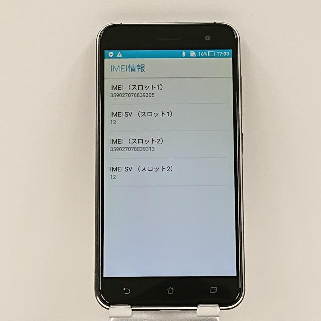ZenFone 3 ASUS-Z017DA SIMフリー サファイアブラック 送料無料 即決 本体 c02241｜arcmarketmobile｜03