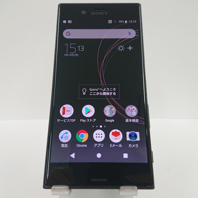 Xperia XZs SOV35 au ブラック 送料無料 即決 本体 c02512 : アーク