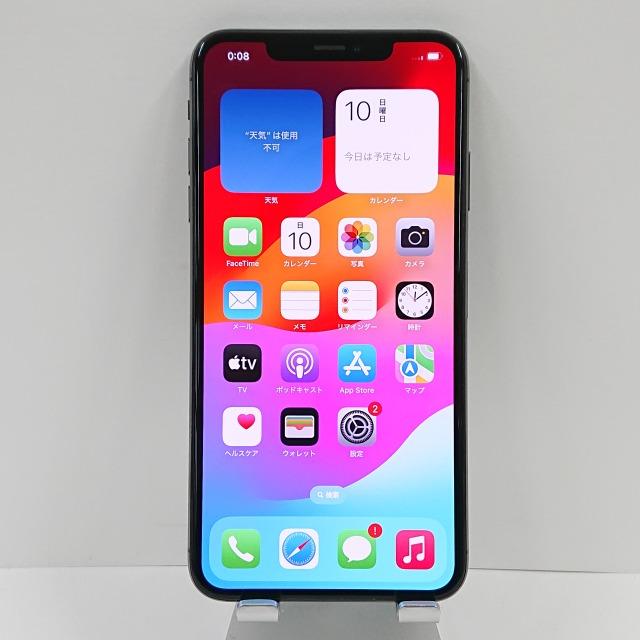 iPhoneXS Max 64GB au スペースグレイ 送料無料 即決 本体 c02596 